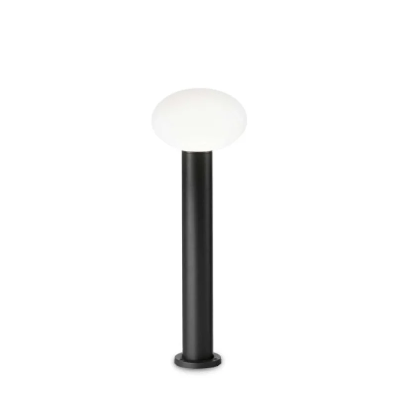 Bollard Lights +145068 CLIO PT1 BLACK 249483 – Ideal Lux garden bollard in black, 1x42W, IP44
