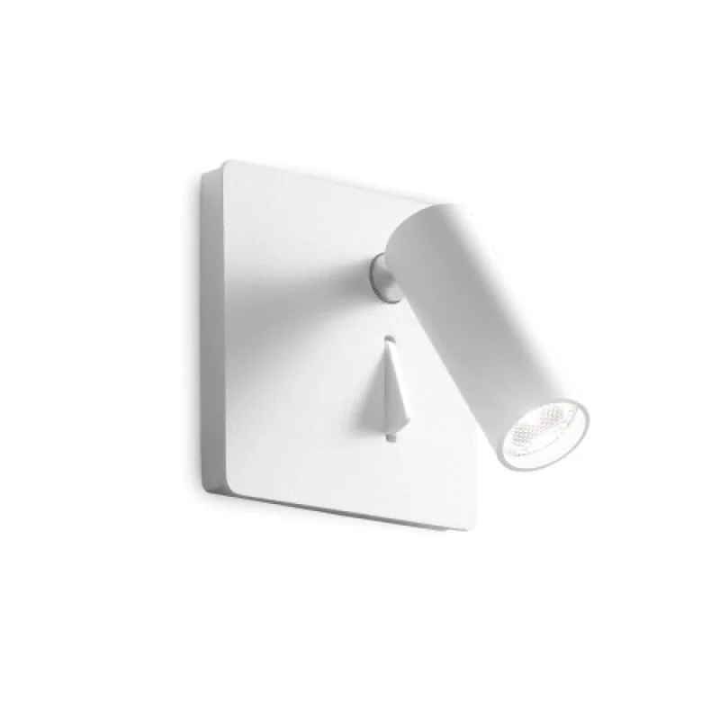 Wall Lights Lite AP BIANCO 250106 – Ideal Lux LED wall light for recessed mounting in white, 3W, 3000K, IP20