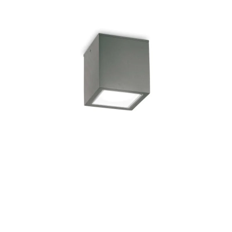 Луни за външен монтаж Techo PL 251554 – Ideal Lux фасадна луна за външен монтаж в антрацит, 1X20W, IP54