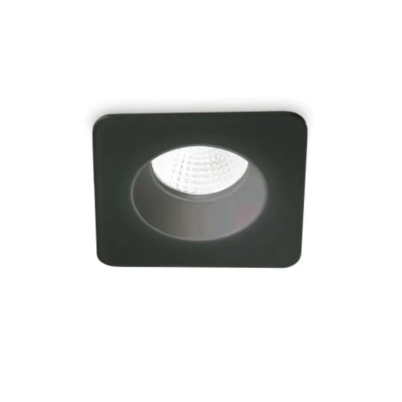 Луни за вграждане Room-65 FI SQUAR 252056 – Ideal Lux LED луна за вграждане в черен, 7.5W, 3000K, IP65