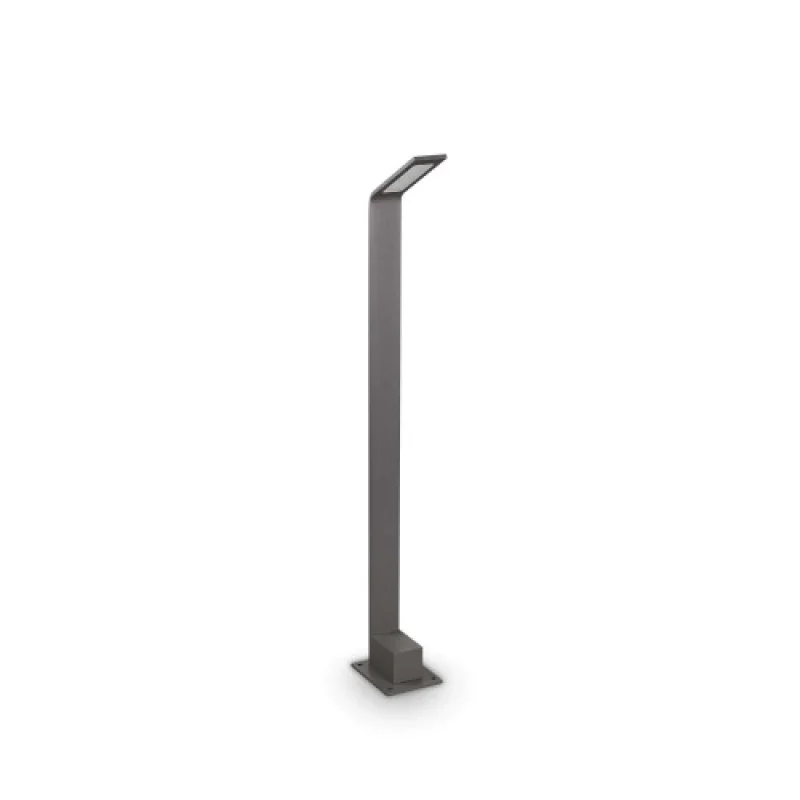 Външни стоящи лампи Agos PT BIG 3000K 254319 – Ideal Lux LED градински стълб в антрацит, 6,5W, 3000K, IP54