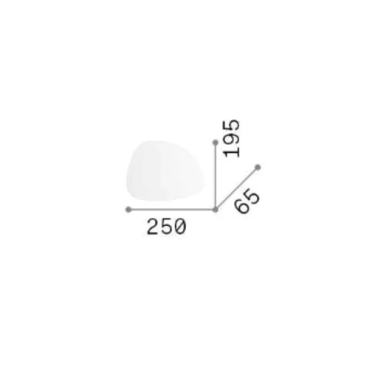 Peggy AP 15W 257242 – Ideal Lux LED wall light in white, 16,5W, 3000K, IP20