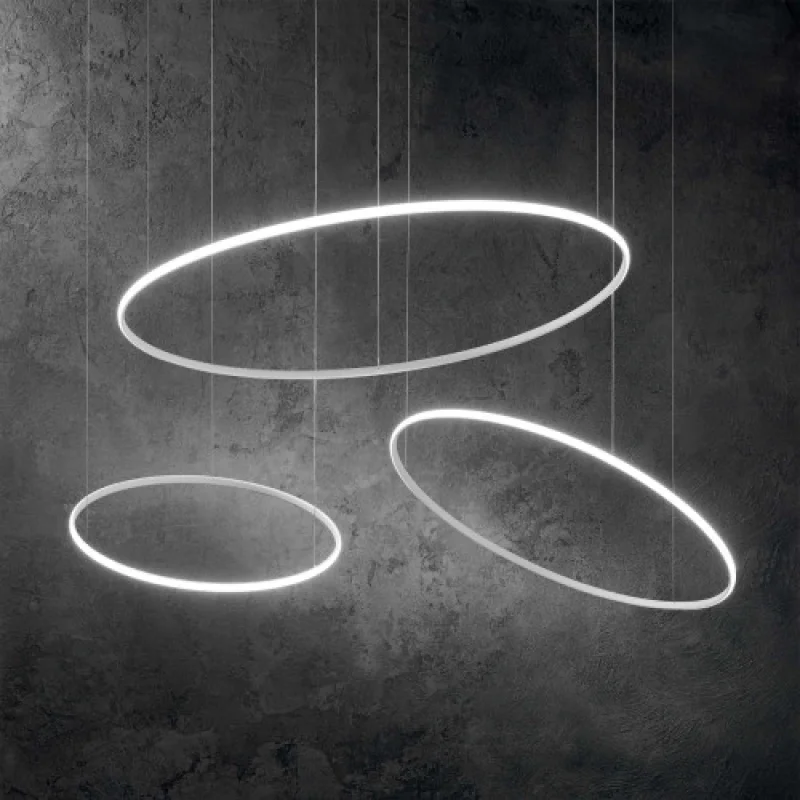 Hulahoop SP D100 258751 – Ideal Lux LED пендел в бял, 50W, 3000K, IP20