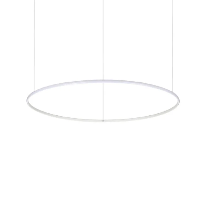 LED пендели и полилеи Hulahoop SP D100 258751 – Ideal Lux LED пендел в бял, 50W, 3000K, IP20