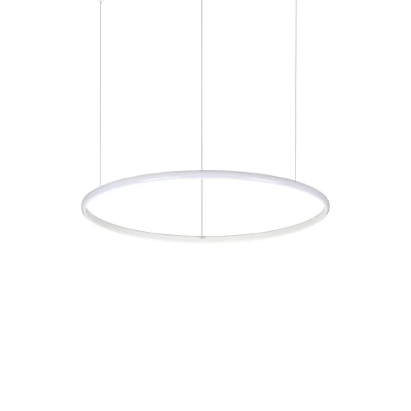 LED пендели и полилеи Hulahoop SP D060 258775 – Ideal Lux LED пендел в бял, 30W, 3000K, IP20