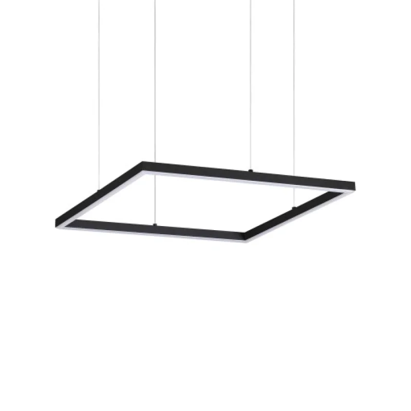 LED пендели и полилеи Oracle SLIM SP D50 SQUARE B 259161 – Ideal Lux LED пендел в матово черен, 33W, 3000K, IP20