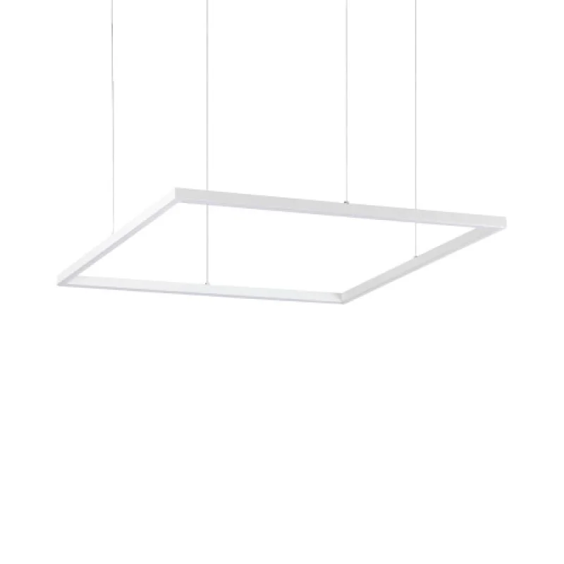LED пендели и полилеи Oracle SLIM SP D70 SQUARE W 259178 – Ideal Lux LED пендел в матово бял, 41W, 3000K, IP20