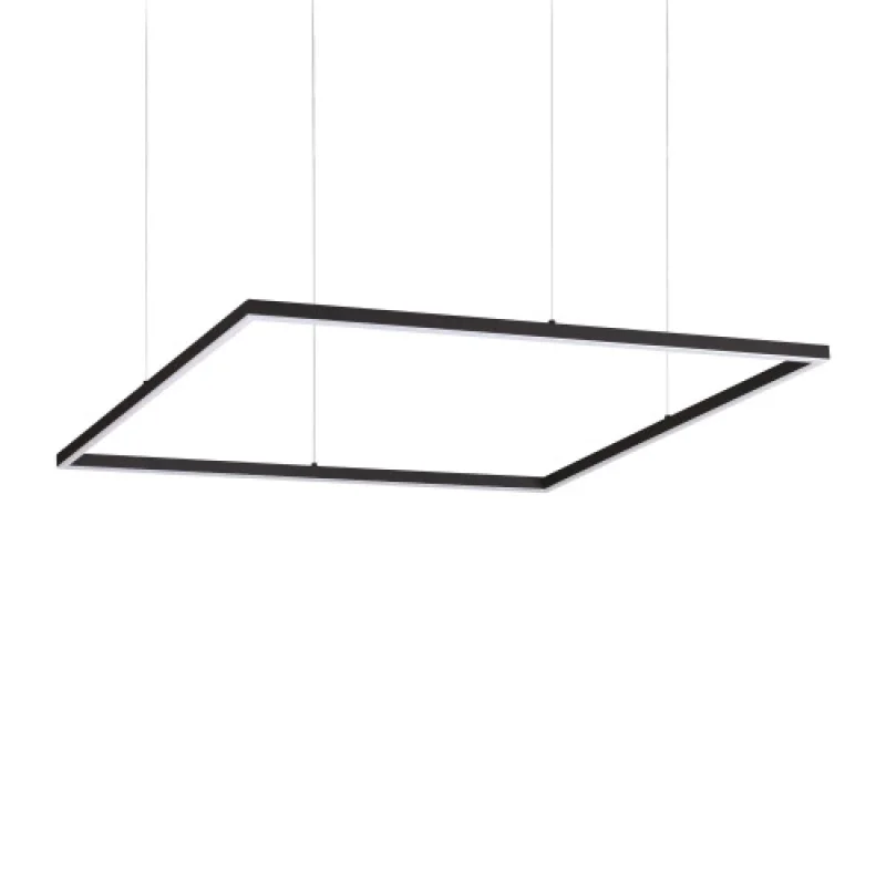 LED пендели и полилеи Oracle SLIM SP D90 SQUARE B 259208 – Ideal Lux LED пендел в матово черен, 51W, 3000K, IP20