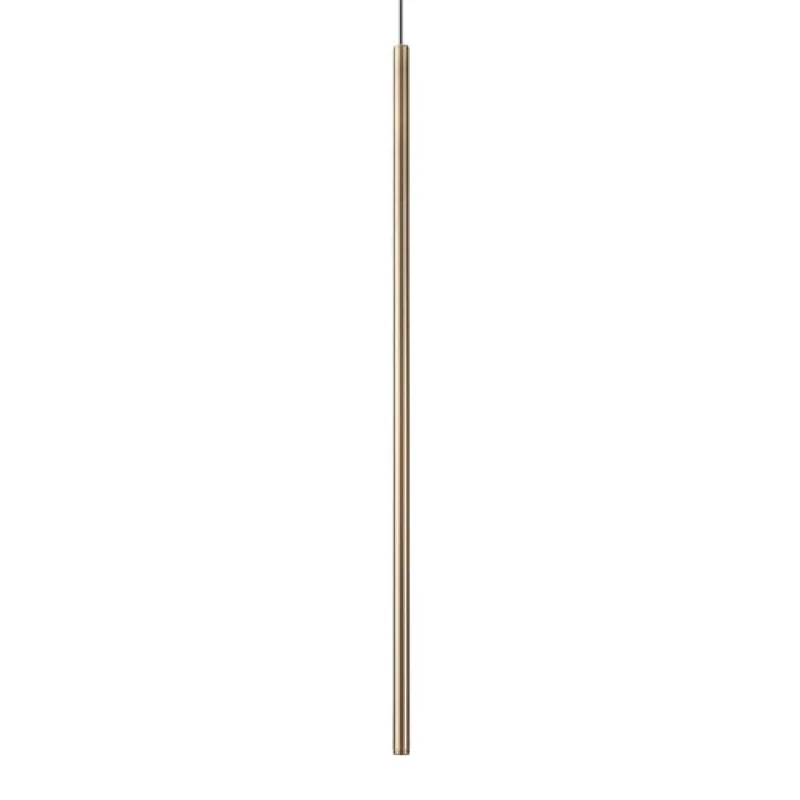 LED Pendants & Chandeliers Filo SP1 BRASS 263700 – Ideal Lux LED pendant in brass, 1X3,5W, 3000K, IP20