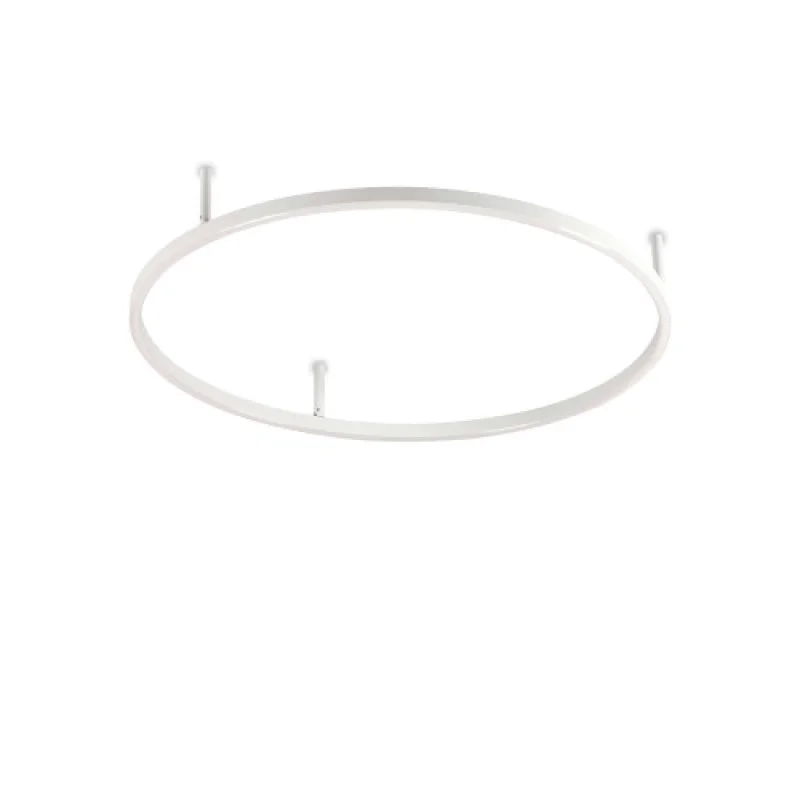 LED плафони Oracle SLIM PL D070 ROUND W 265995 – Ideal Lux LED плафон в матово бял, 35W, 3000K, IP20