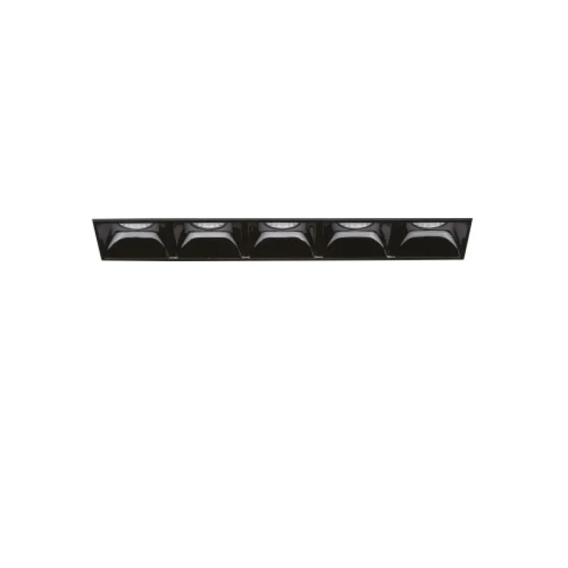 Луни за вграждане Lika FI TRIMLESS 267906 – Ideal Lux LED луна за вграждане в черен, 12.5W, 4000K, IP20