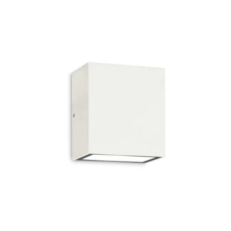 Външно стенно осветление Argo AP BIANCO 4000K 268316 – Ideal Lux LED фасаден аплик в бял, 10W, 4000K, IP65