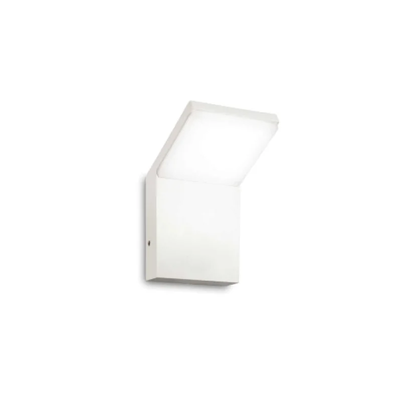 Outdoor Wall Lights Style AP BIANCO 3000 269139 – Ideal Lux LED facade wall light in white, IP54