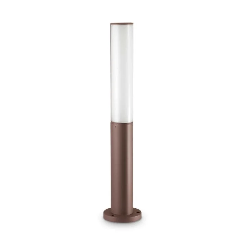 Etere PT1 3000K CO 269160 – Ideal Lux LED garden bollard in brown, IP44