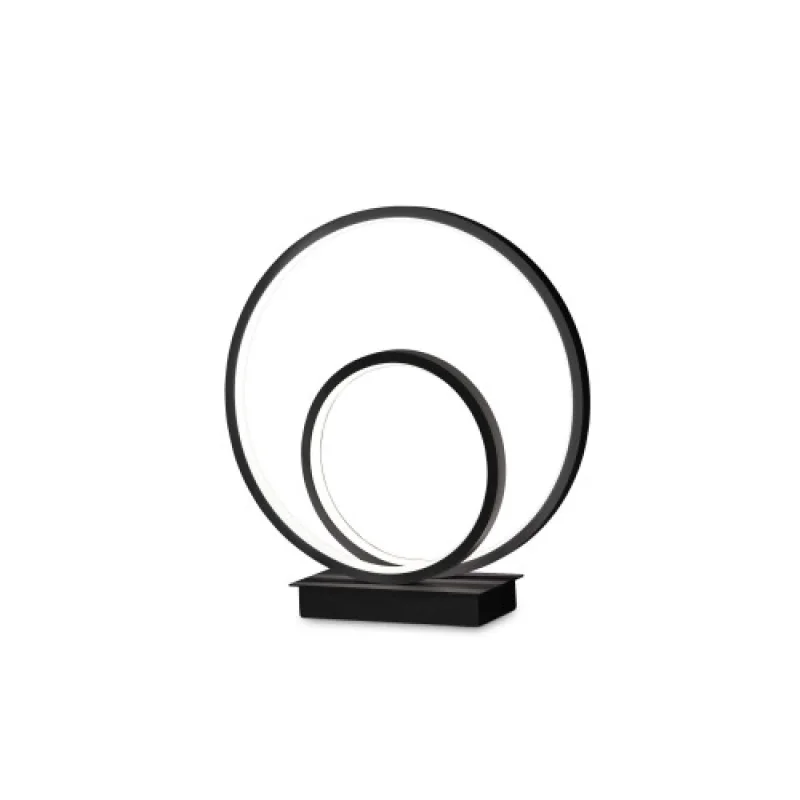 Настолни лампи Oz TL BLACK 269481 – Ideal Lux LED настолна лампа в черен, 23W, 3000K, IP20