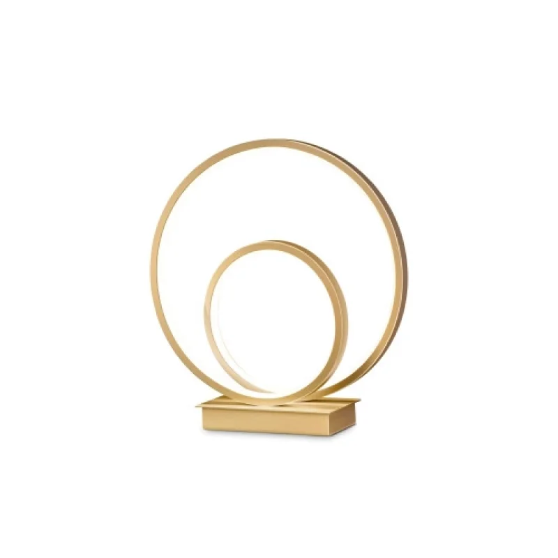 Table Lamps Oz TL BRASS 269498 – Ideal Lux LED table lamp in brass, 23W, 3000K, IP20
