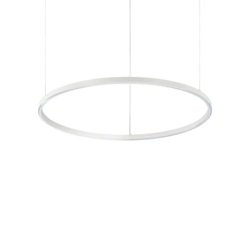 LED пендели и полилеи Oracle SLIM SP D70 ROUND WH 269863 – Ideal Lux LED пендел в матово бял, 35W, 4000K, IP20