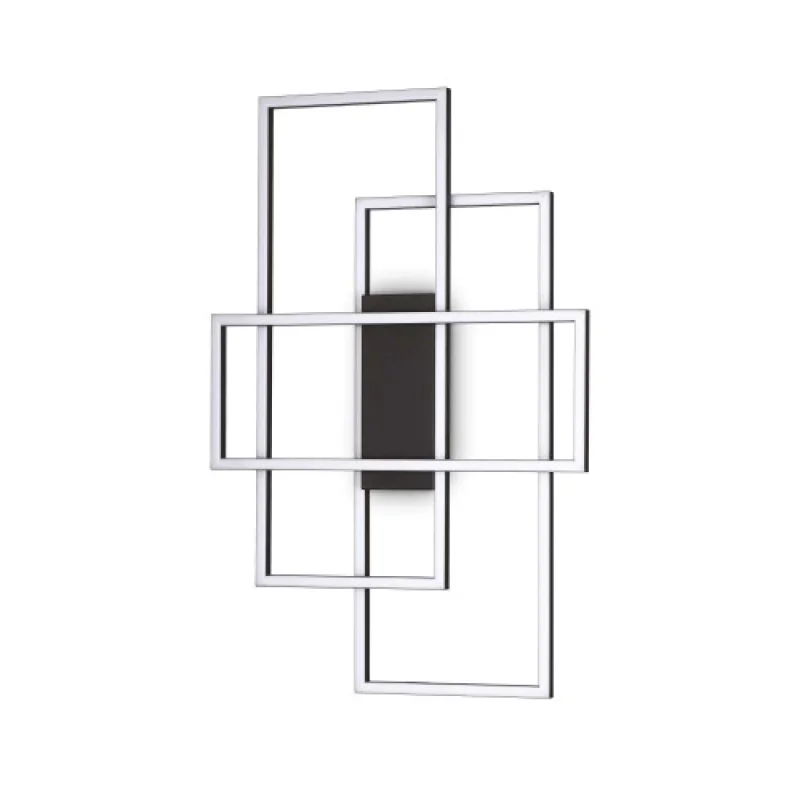 LED плафони Frame PL RETTANGOLO BLACK 270661 – Ideal Lux LED плафон в черен, 31W, 3000K, IP20