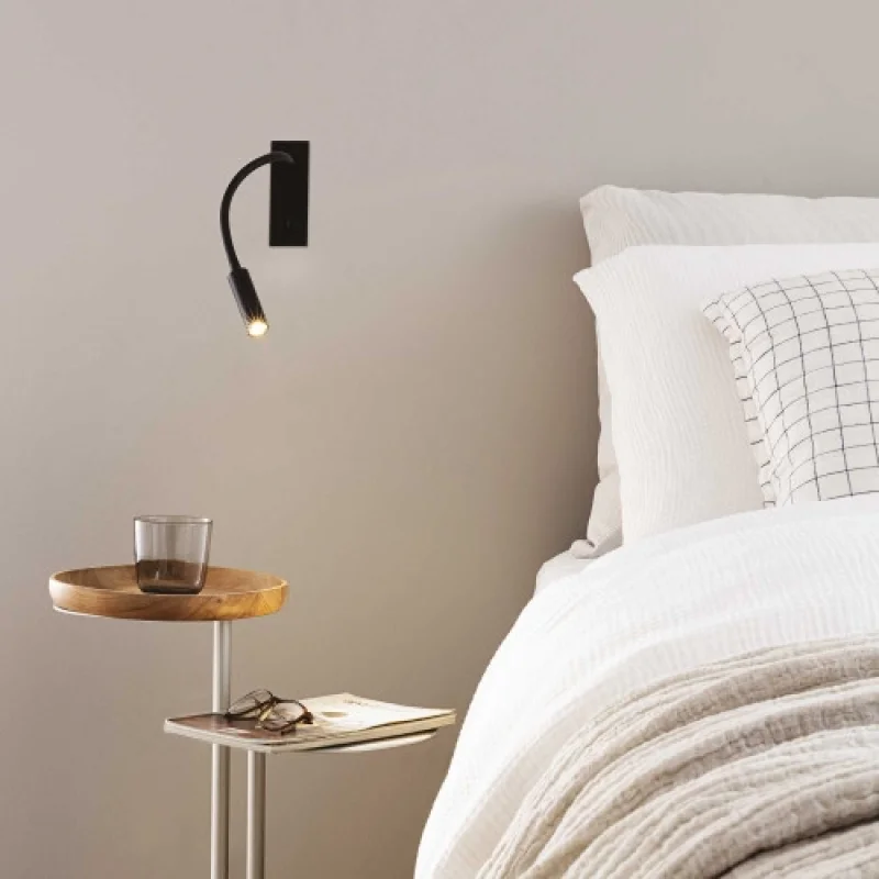 Io AP NERO 272030 – Ideal Lux LED аплик за вграждане в черен, 3W, 3000K, IP20