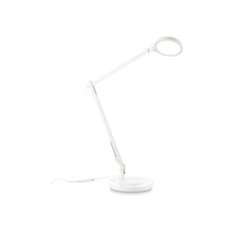 Настолни лампи Futura TL1 BIANCO 272078 – Ideal Lux LED настолна лампа в бял, 10W, 4000K, IP20