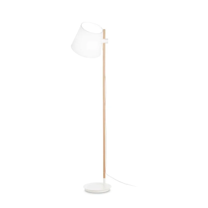 Подови лампи (Лампион) Axel PT1 BIANCO 272245 – Ideal Lux лампион в бял, 1X60W, IP20