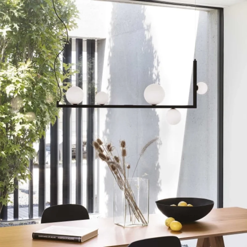 Pendant Lights Birds SP5 273648 – Ideal Lux pendant in black, 5X15W, IP20