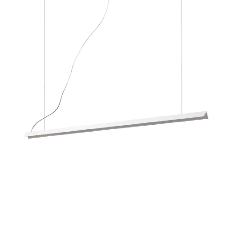 LED Pendants & Chandeliers V-line SP WHITE 275369 – Ideal Lux LED pendant in white, 25W, 3000K, IP20