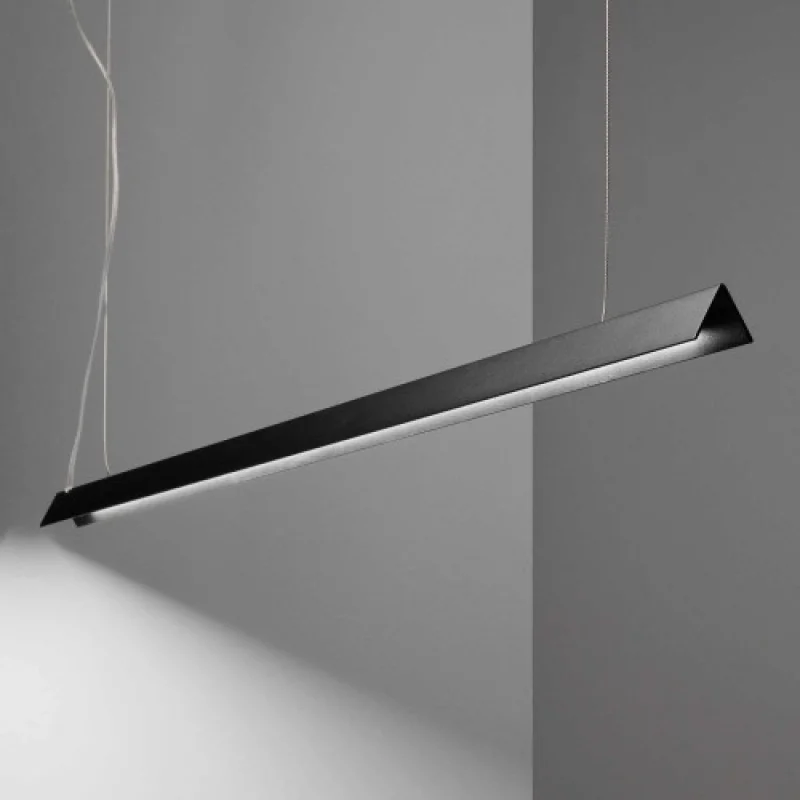 LED Pendants & Chandeliers V-line SP BLACK 275376 – Ideal Lux LED pendant in black, 25W, 3000K, IP20