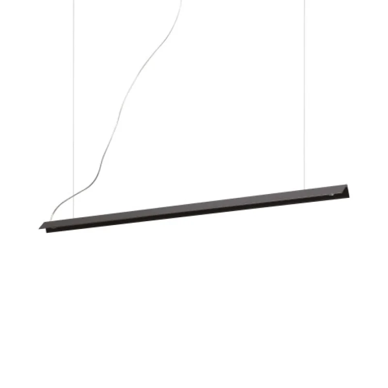 V-line SP BLACK 275376 – Ideal Lux LED pendant in black, 25W, 3000K, IP20