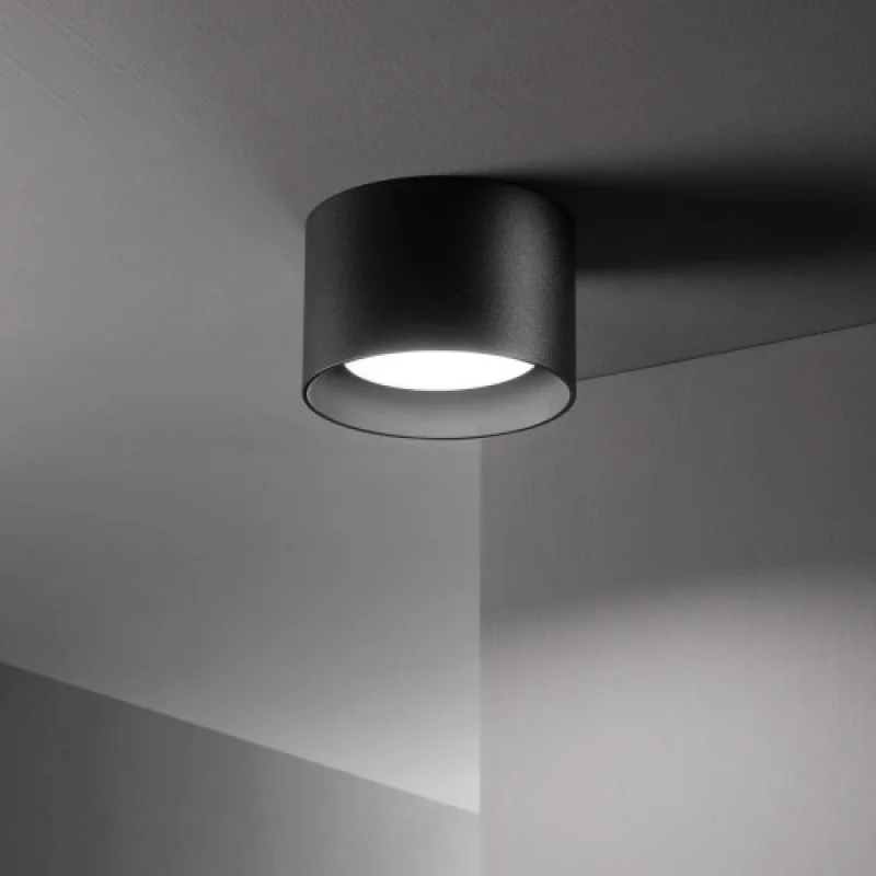 Луни за външен монтаж Spike PL1 NERO 278704 – Ideal Lux луна за външен монтаж в черен, 1X15W, IP20