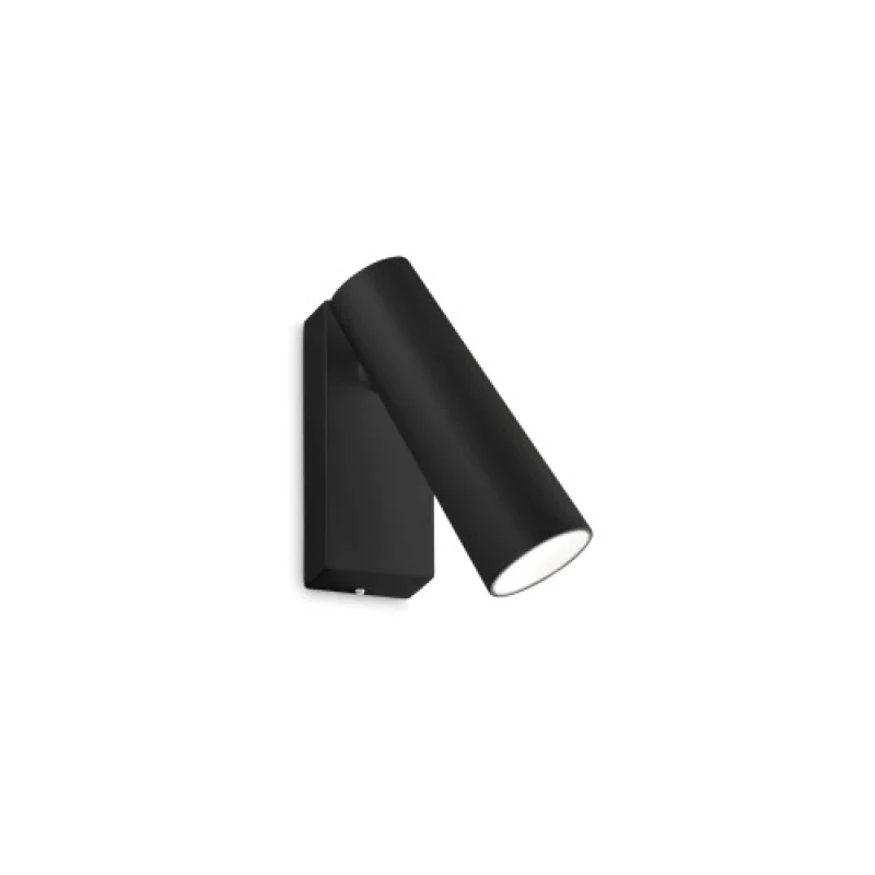 Wall Lights Pipe AP NERO 281001 – Ideal Lux LED wall light in black, 7W, 3000K, IP20