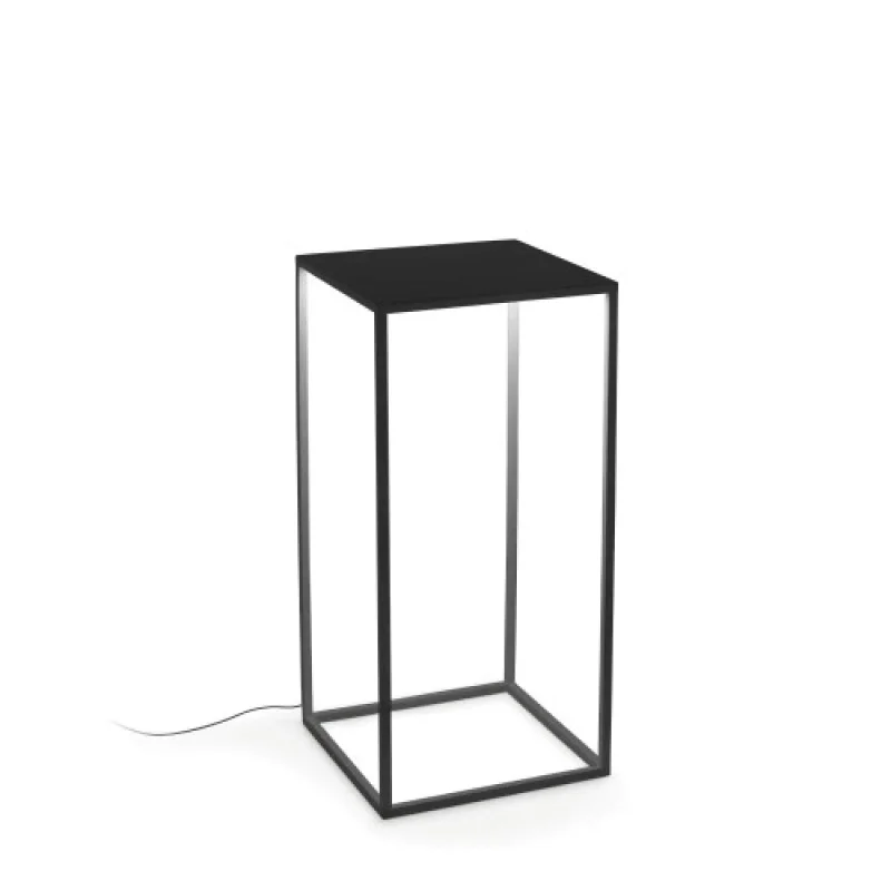 Ipotesi PT H73 BLA 282251 – Ideal Lux LED garden bollard in black, 16W, 3000K, IP:44