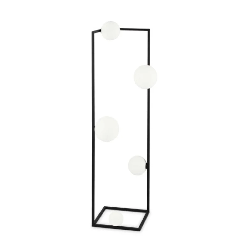 Angolo PT5 BLACK 284309 – Ideal Lux floor lamp in black, 5X28W, IP:20