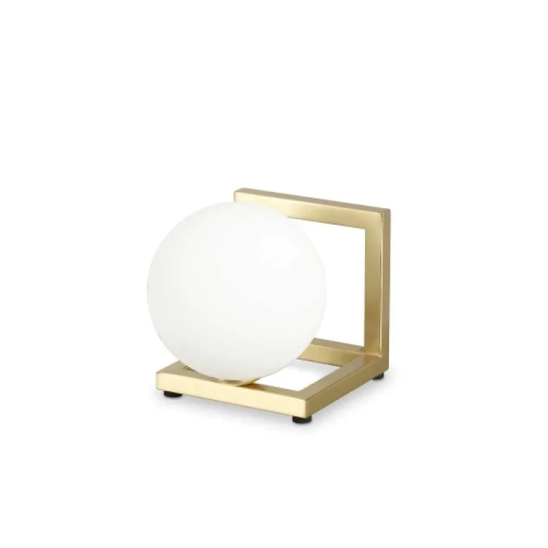 Настолни лампи Angolo TL1 BRASS 284361 – Ideal Lux настолна лампа в месинг, 1X28W, IP:20