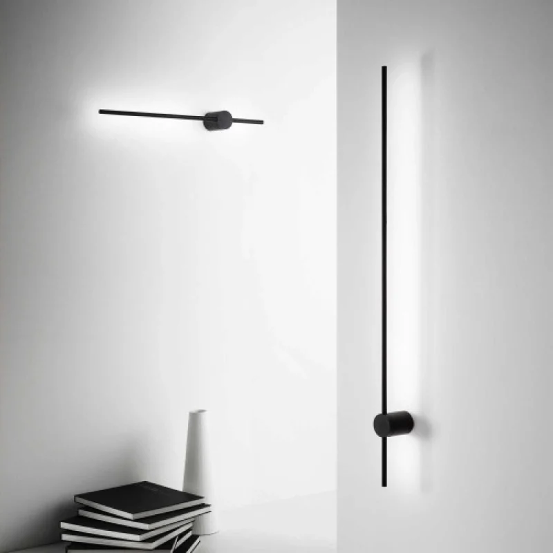 Essence AP 17W BLACK 285108 – Ideal Lux LED аплик в черен, 17W, 3000K, IP20