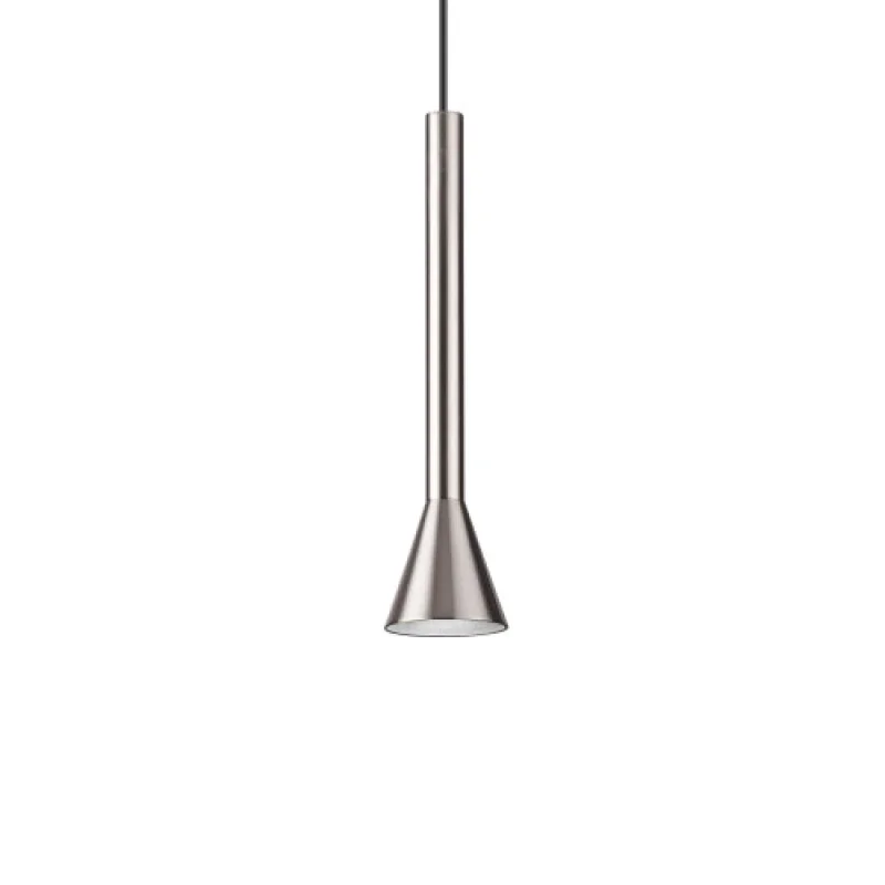LED пендели и полилеи Diesis SP NICKEL 285122 – Ideal Lux LED пендел в никел, 7W, 3000K, IP20