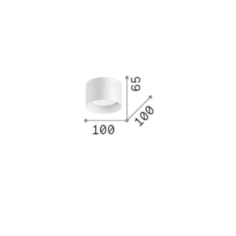 Spike PL1 OTTONE 285238 – Ideal Lux луна за външен монтаж в сатен месинг, 1X15W, IP20