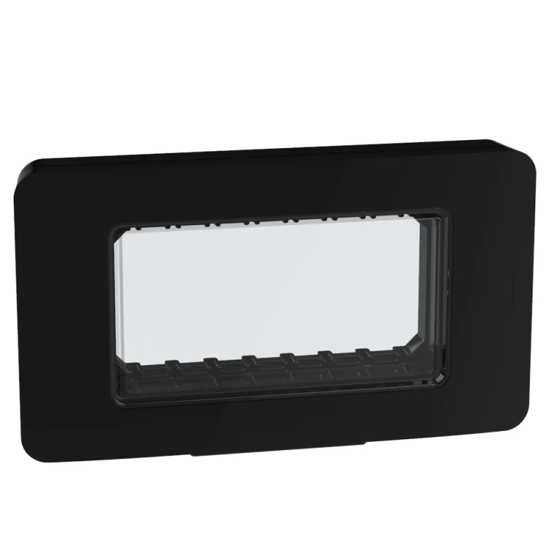 Водоустойчив лицев панел и носеща рамка 4M IP55 Графит - bticino Light Now 28604YD