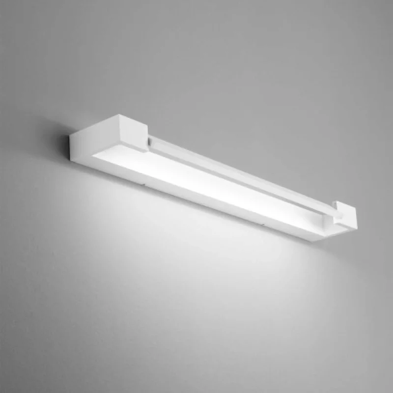 Стенно осветление (аплици) Balance AP D60 WHITE 287577 – Ideal Lux LED аплик в бял, 17W, 3000K, IP20