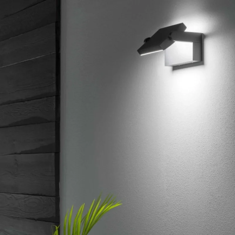 Floodlights Swipe AP ANTHRAC 287683 – Ideal Lux LED facade floodlight in anthracite, 20,5W, 3000K, IP:54