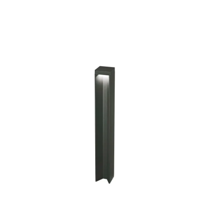 Външни стоящи лампи Kurt PT BLACK 4000 293172 – Ideal Lux LED градински стълб в черен, 11W, 4000K, IP:54