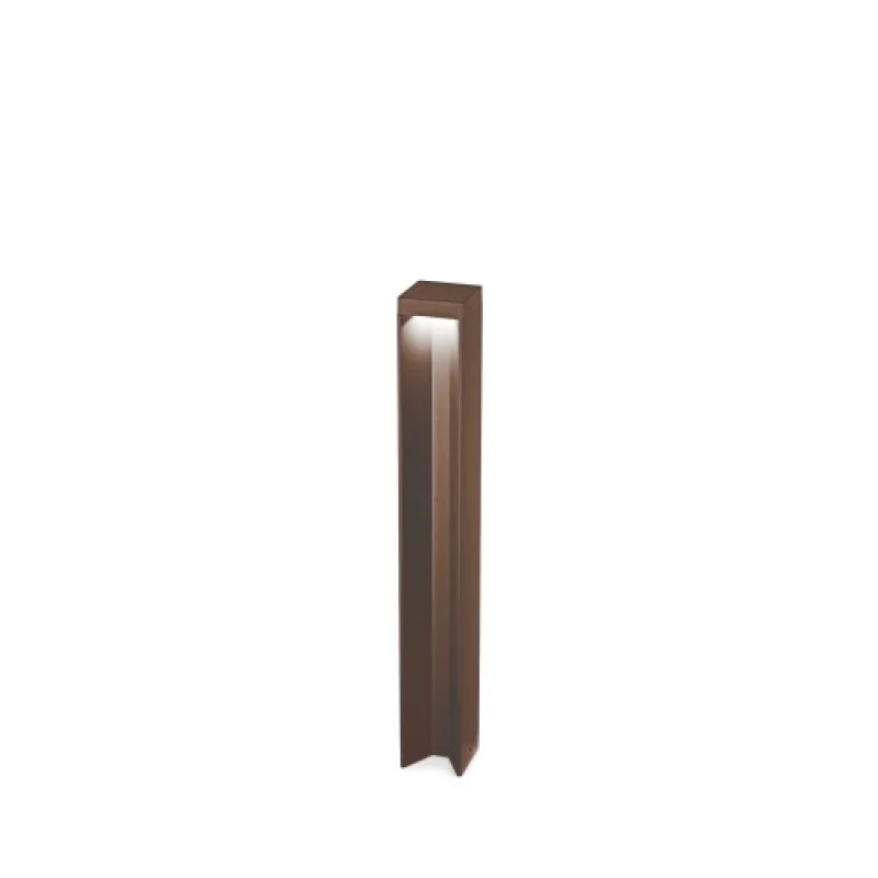 Външни стоящи лампи Kurt PT COFFEE 400 294001 – Ideal Lux LED градински стълб в кафе, 11W, 4000K, IP:54