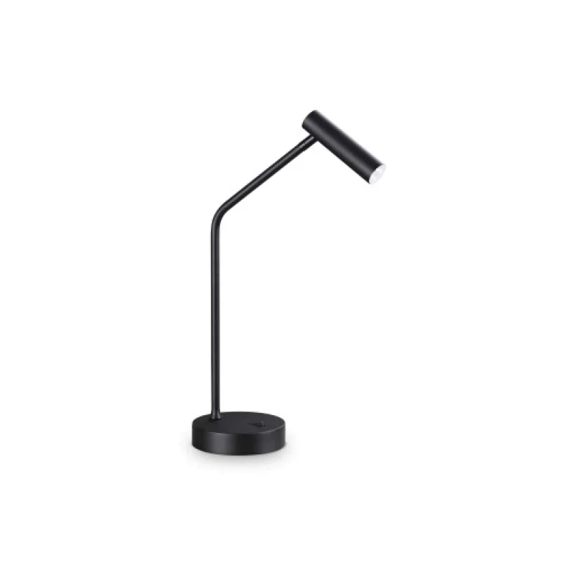 Table Lamps Easy TL BLACK 295534 – Ideal Lux LED table lamp in black, 3,5W, 3000K, IP20