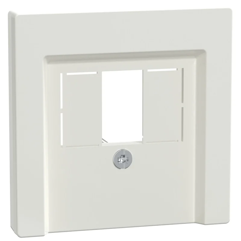 Schneider Electric Face plate for outlet USIn/audio Polar white System M - Schneider Electric Merten System M 296019