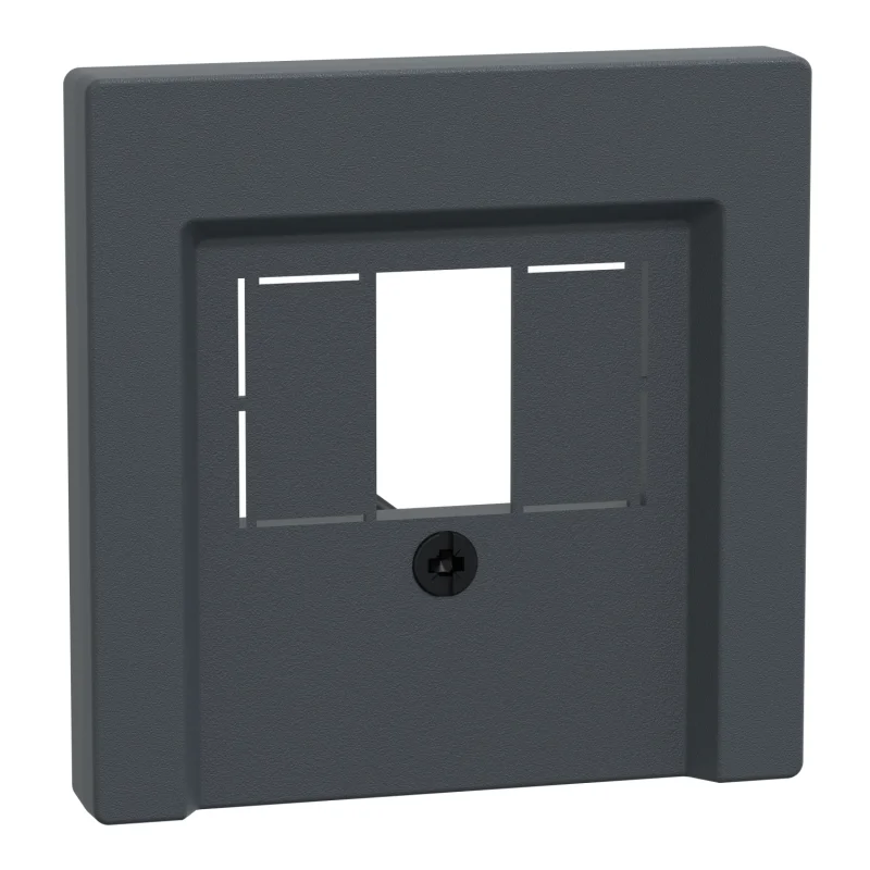 Лицев панел за мултимедийна розетка TAE/Audio/USB Антрацит Merten System M - SCHNEIDER ELECTRIC Merten System M 297914
