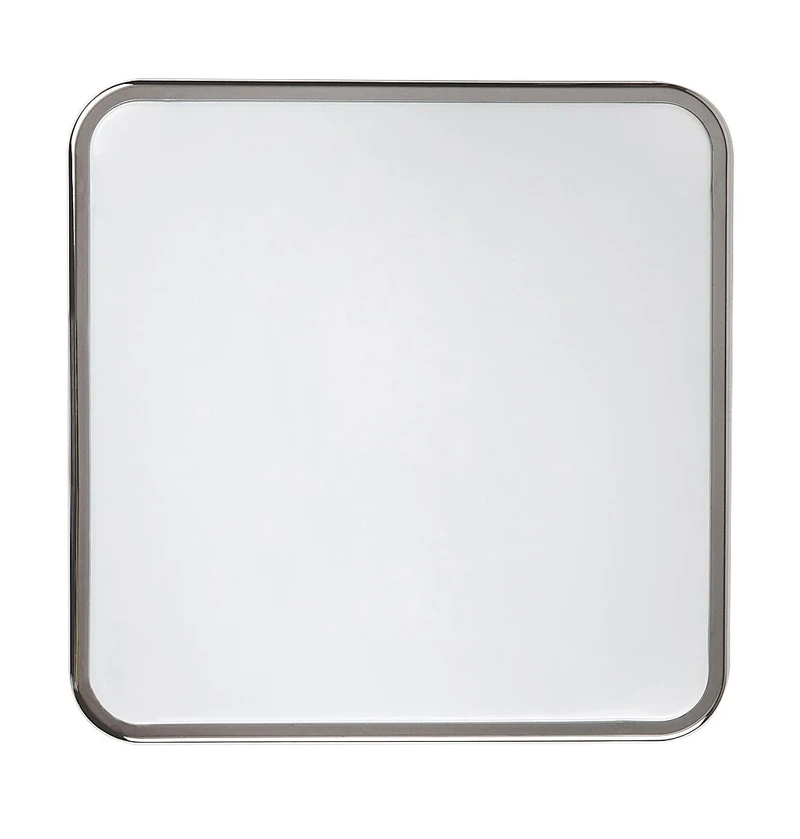 Wolimir – LED ceiling light for bathroom in chrome with white acrylic, 290×290mm, 22W, 3000-6000K