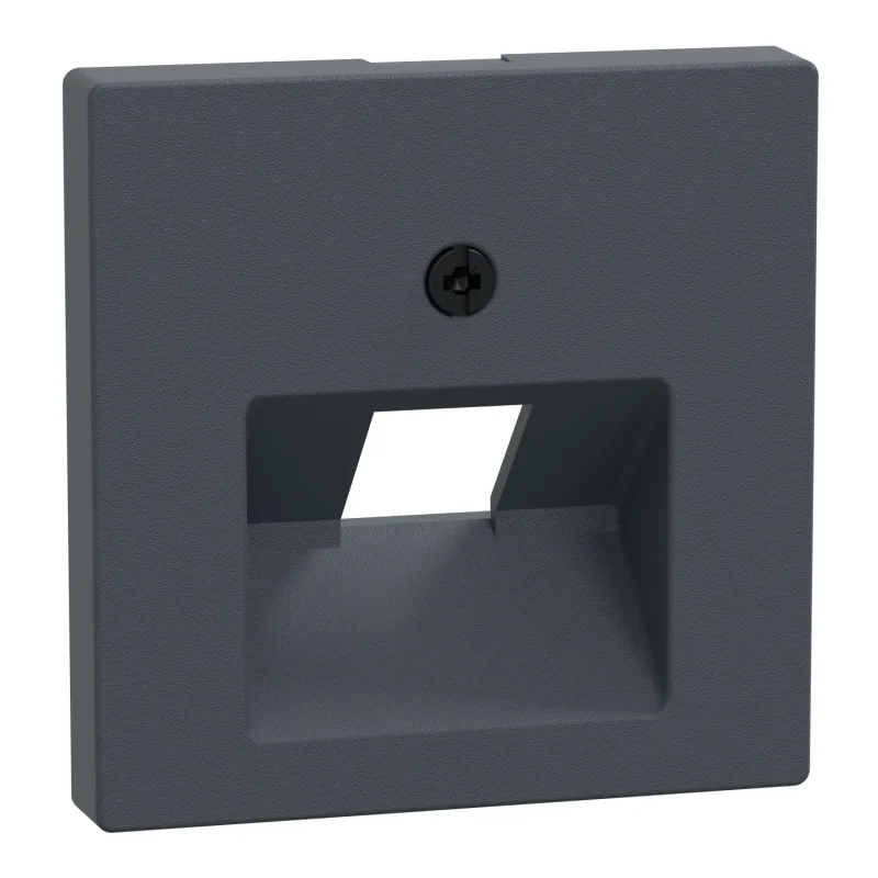 Лицев панел за RJ45 единичен контактен излаз Антрацит System M - SCHNEIDER ELECTRIC Merten System M 298314