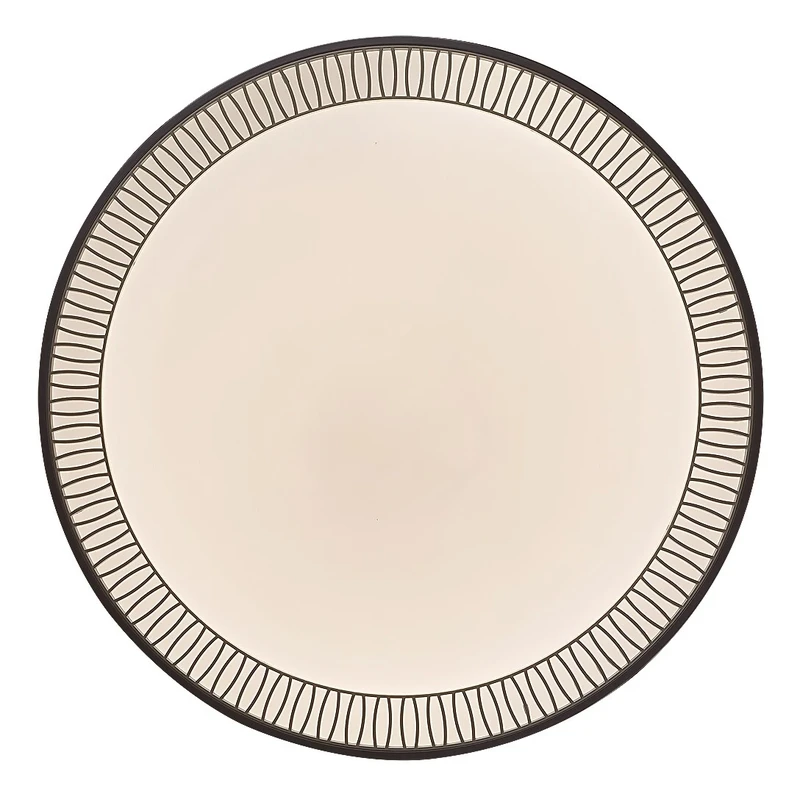 Matea – LED ceiling light in brown with white acrylic shade, Ø500mm, 40W, 3000-6000K