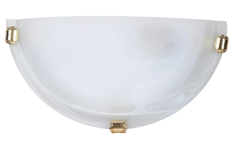 Wall Lights Alabastro – classic wall light with white alabaster glass, Ø300mm, 1×E27
