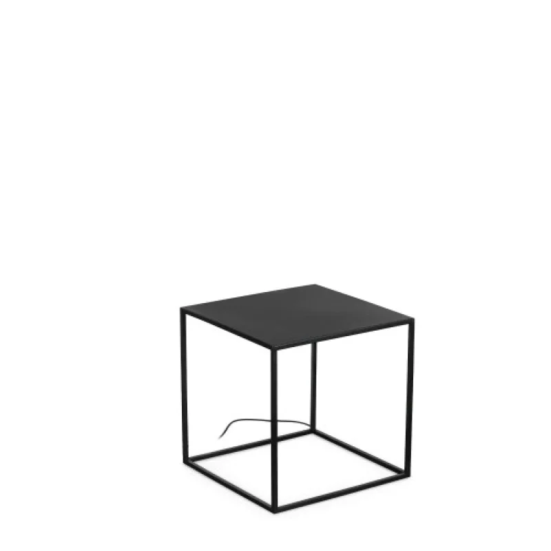 Bollard Lights Ipotesi PT H50 BLA 300658 – Ideal Lux LED garden bollard in black, 16W, 3000K, IP:44